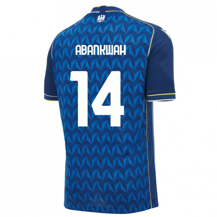 Danxen Heren James Abankwah #14 Koninklijk Blauw Wit Blauw Uitshirt Uittenue 2026/27 T-Shirt België