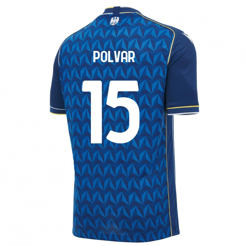 Danxen Heren Francesco Polvar #15 Koninklijk Blauw Wit Blauw Uitshirt Uittenue 2026/27 T-Shirt België