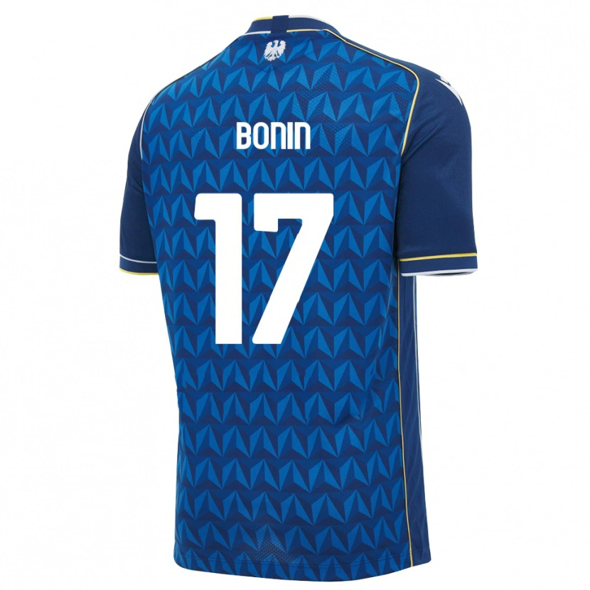 Danxen Heren Luca Bonin #17 Koninklijk Blauw Wit Blauw Uitshirt Uittenue 2026/27 T-Shirt België
