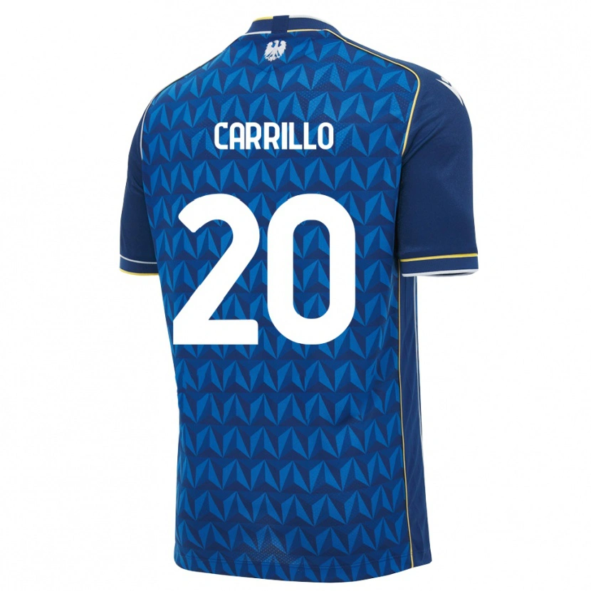 Danxen Heren Pietro Carrillo #20 Koninklijk Blauw Wit Blauw Uitshirt Uittenue 2026/27 T-Shirt België