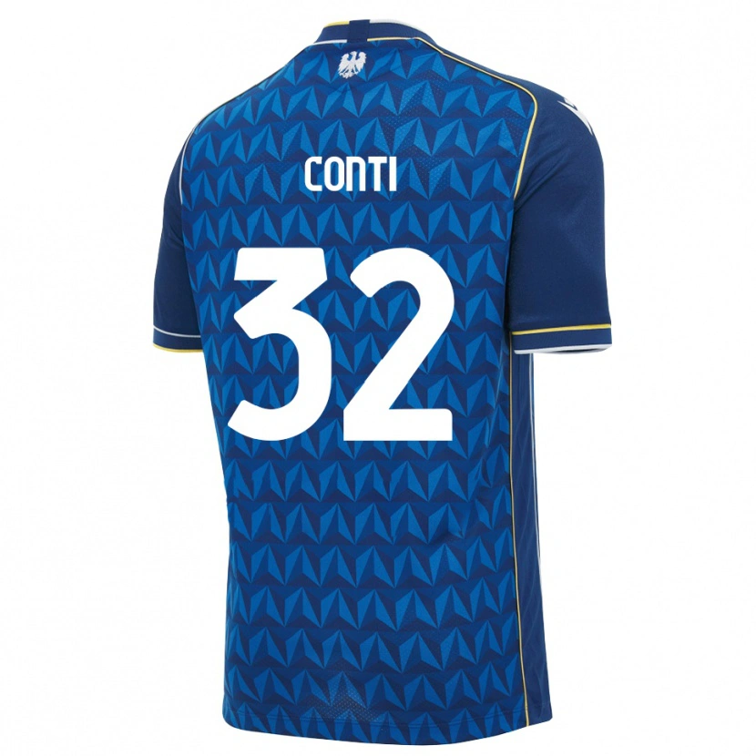 Danxen Heren Manuel Conti #32 Koninklijk Blauw Wit Blauw Uitshirt Uittenue 2026/27 T-Shirt België
