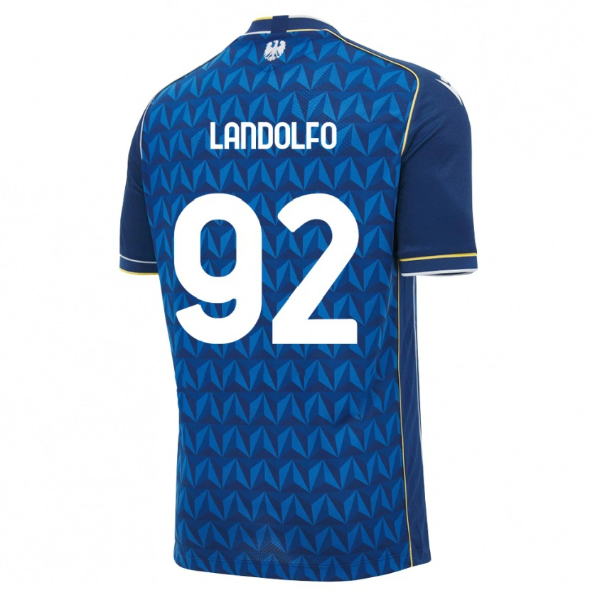 Danxen Heren Tommaso Landolfo #92 Koninklijk Blauw Wit Blauw Uitshirt Uittenue 2026/27 T-Shirt België