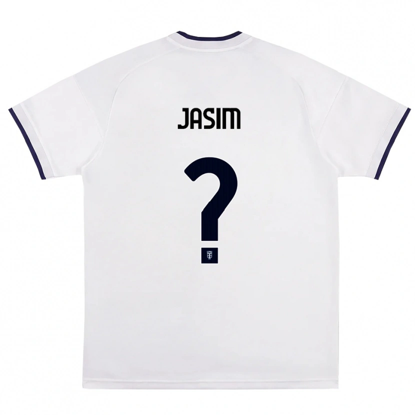 Danxen Heren Ali Jasim #0 Wit Rood Koninklijk Blauw Uitshirt Uittenue 2026/27 T-Shirt België