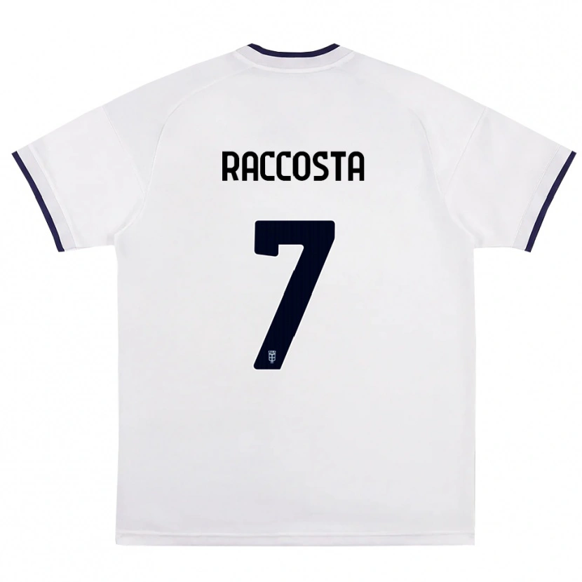 Danxen Heren Jacopo Raccosta #7 Wit Rood Koninklijk Blauw Uitshirt Uittenue 2026/27 T-Shirt België