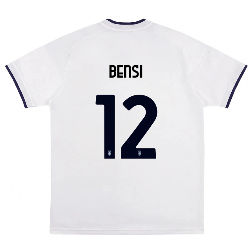 Danxen Heren Nicolò Bensi #12 Wit Rood Koninklijk Blauw Uitshirt Uittenue 2026/27 T-Shirt België