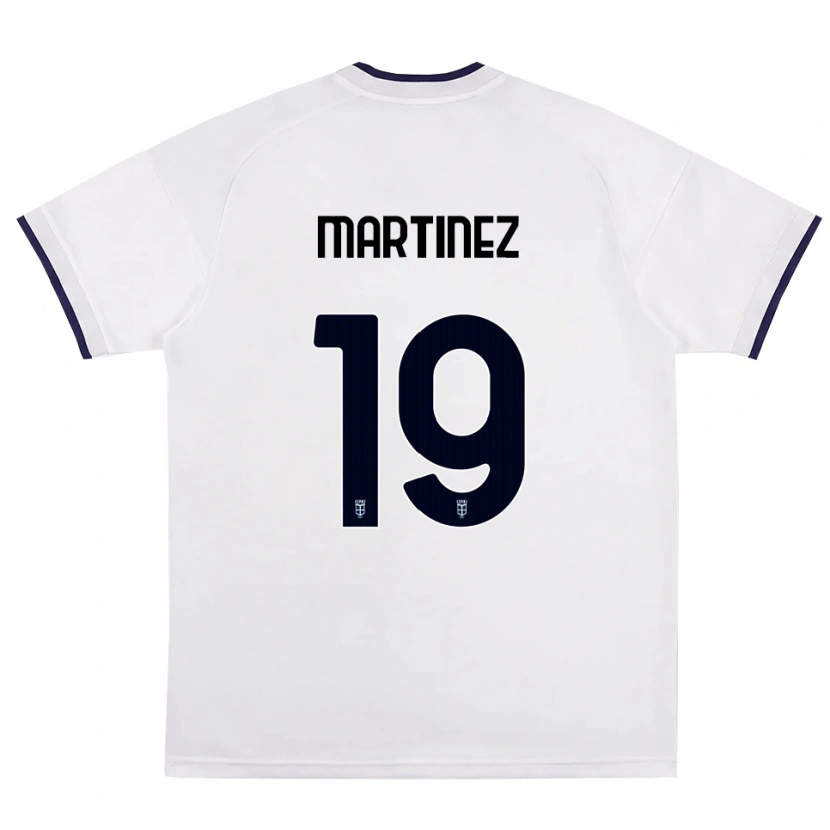 Danxen Heren Diego Martinez #19 Wit Rood Koninklijk Blauw Uitshirt Uittenue 2026/27 T-Shirt België