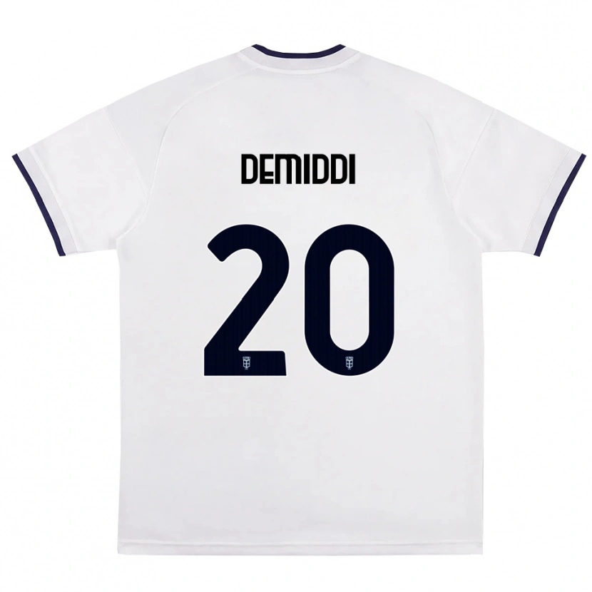 Danxen Heren Pedro Demiddi #20 Wit Rood Koninklijk Blauw Uitshirt Uittenue 2026/27 T-Shirt België