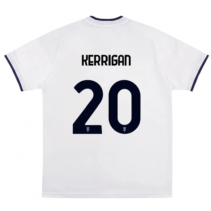 Danxen Heren Liam Kerrigan #20 Wit Rood Koninklijk Blauw Uitshirt Uittenue 2026/27 T-Shirt België