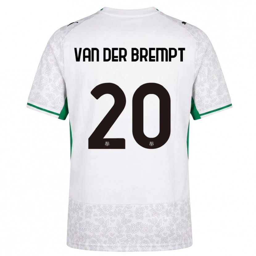 Danxen Heren Ignace Van Der Brempt #20 Wit Zwart Groen Uitshirt Uittenue 2026/27 T-Shirt België