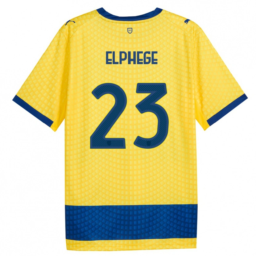 Danxen Heren Nesta Elphege #23 Geel Blauw Zwart Uitshirt Uittenue 2026/27 T-Shirt België