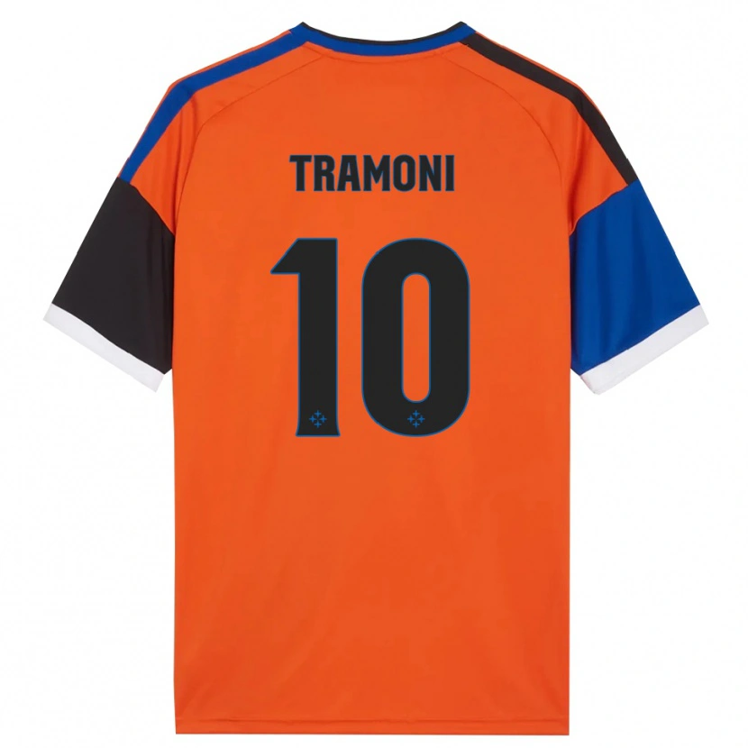 Danxen Heren Matteo Tramoni #10 Oranje Blauw Zwart Wit Uitshirt Uittenue 2026/27 T-Shirt België