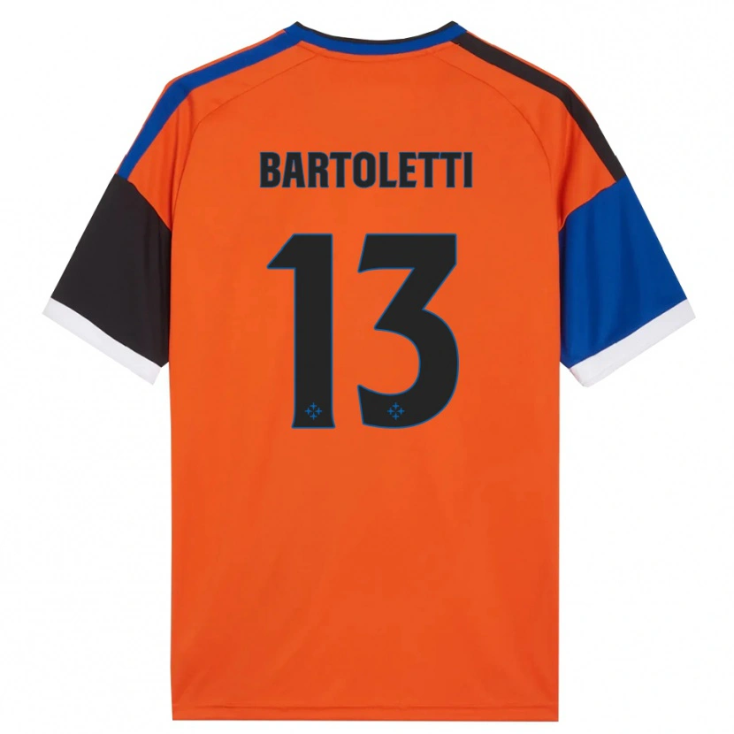 Danxen Heren Diego Bartoletti #13 Oranje Blauw Zwart Wit Uitshirt Uittenue 2026/27 T-Shirt België