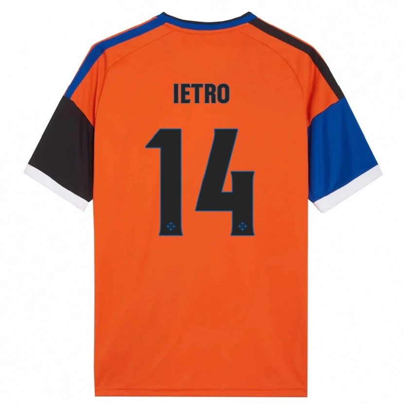 Danxen Heren Alessandro Ietro #14 Oranje Blauw Zwart Wit Uitshirt Uittenue 2026/27 T-Shirt België