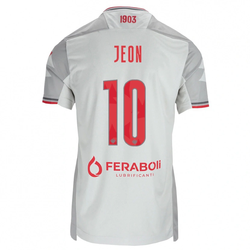 Danxen Heren Joseph Jeon #10 Grijs Wit Rood Uitshirt Uittenue 2026/27 T-Shirt België
