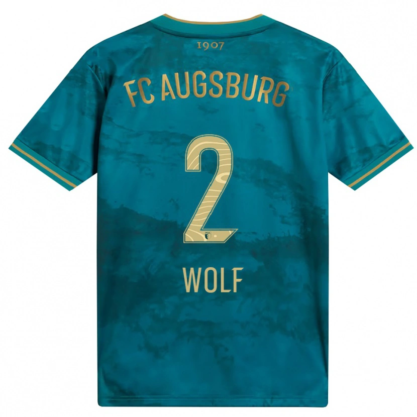 Danxen Heren Paul Wolf #2 Groen Bruin Uitshirt Uittenue 2026/27 T-Shirt België