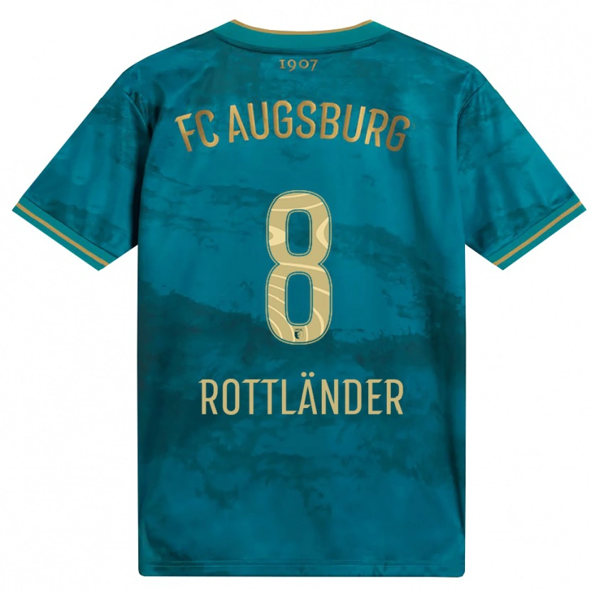 Danxen Heren Amelie Rottländer #8 Groen Bruin Uitshirt Uittenue 2026/27 T-Shirt België