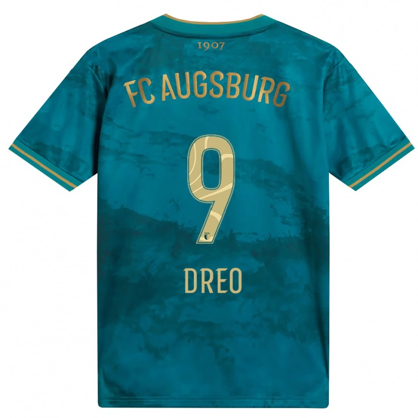 Danxen Heren David Dreo #9 Groen Bruin Uitshirt Uittenue 2026/27 T-Shirt België
