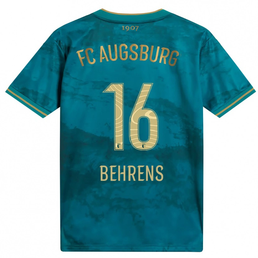 Danxen Heren Hennes Behrens #16 Groen Bruin Uitshirt Uittenue 2026/27 T-Shirt België