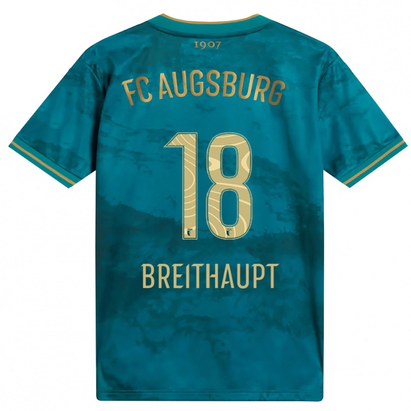 Danxen Heren Tim Breithaupt #18 Groen Bruin Uitshirt Uittenue 2026/27 T-Shirt België