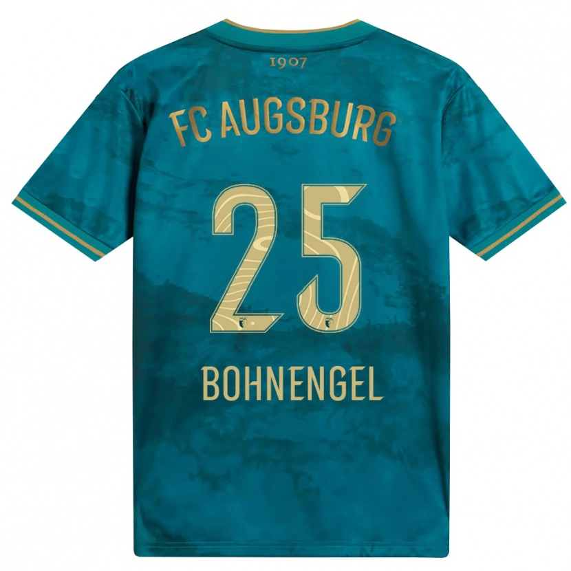 Danxen Heren Noah Bohnengel #25 Groen Bruin Uitshirt Uittenue 2026/27 T-Shirt België