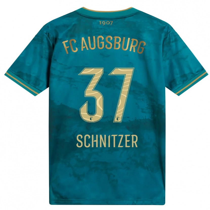 Danxen Heren Tim Schnitzer #37 Groen Bruin Uitshirt Uittenue 2026/27 T-Shirt België