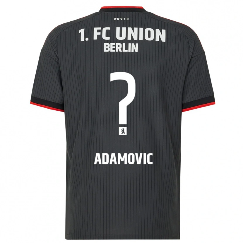 Danxen Heren Levin Adamovic #0 Zwart Wit Rood Uitshirt Uittenue 2026/27 T-Shirt België