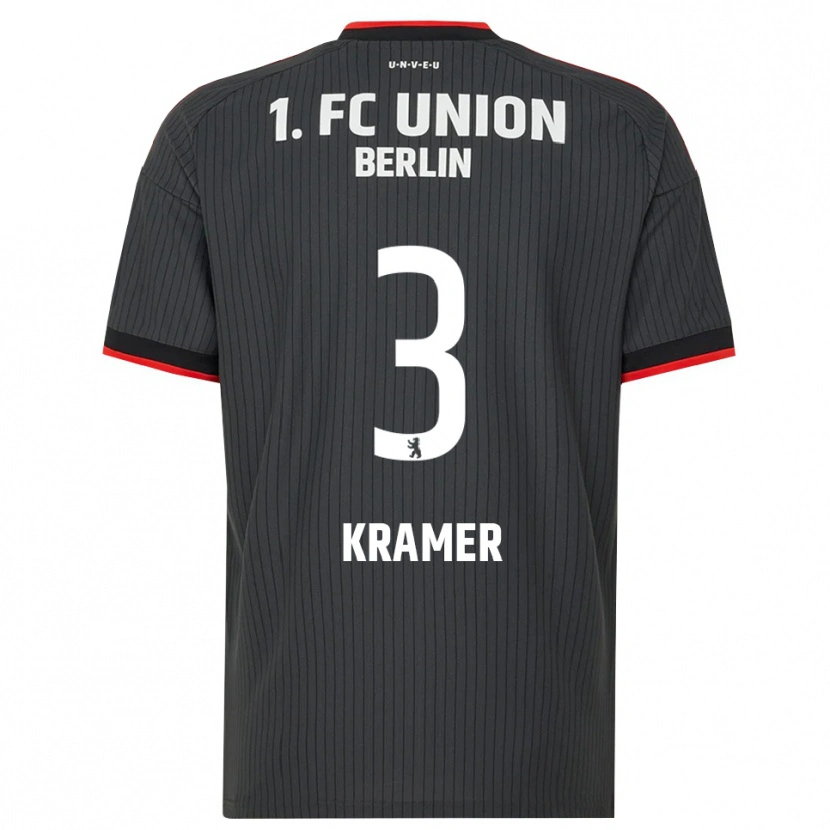 Danxen Heren Carlos Kramer #3 Zwart Wit Rood Uitshirt Uittenue 2026/27 T-Shirt België