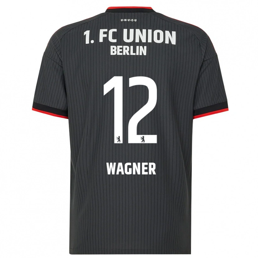 Danxen Heren Melanie Wagner #12 Zwart Wit Rood Uitshirt Uittenue 2026/27 T-Shirt België