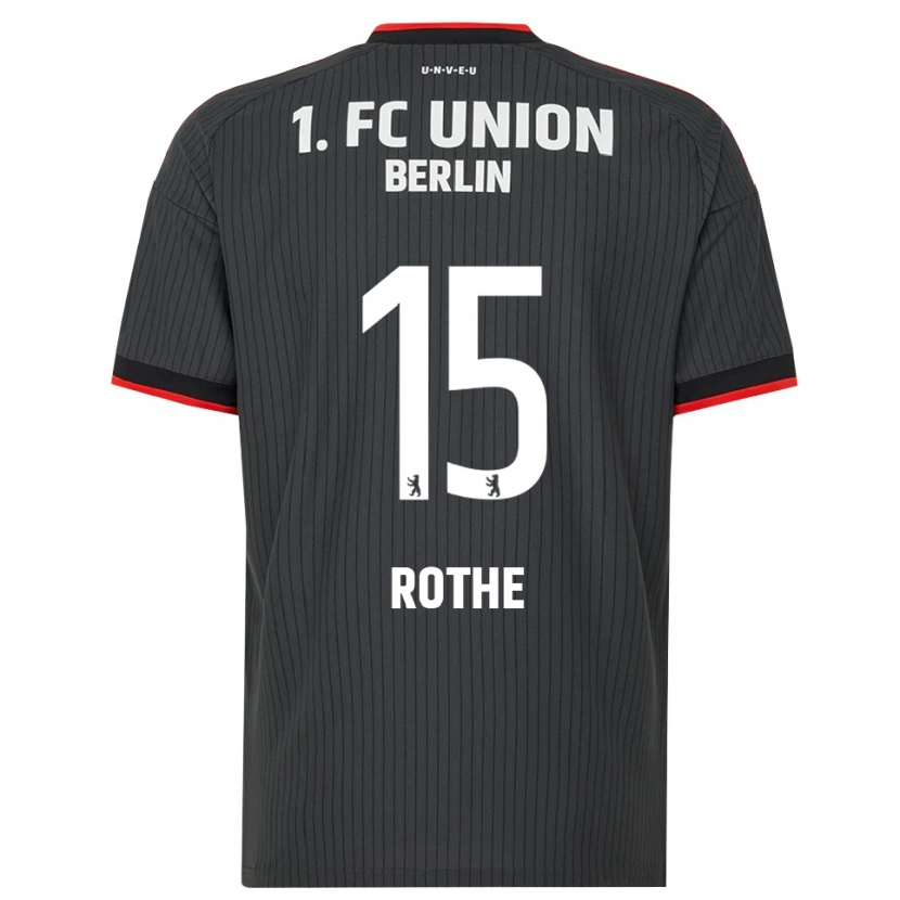 Danxen Heren Tom Rothe #15 Zwart Wit Rood Uitshirt Uittenue 2026/27 T-Shirt België