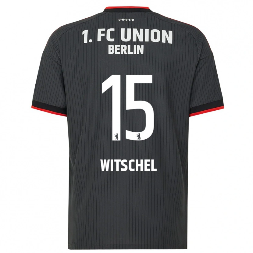 Danxen Heren Maxim Witschel #15 Zwart Wit Rood Uitshirt Uittenue 2026/27 T-Shirt België