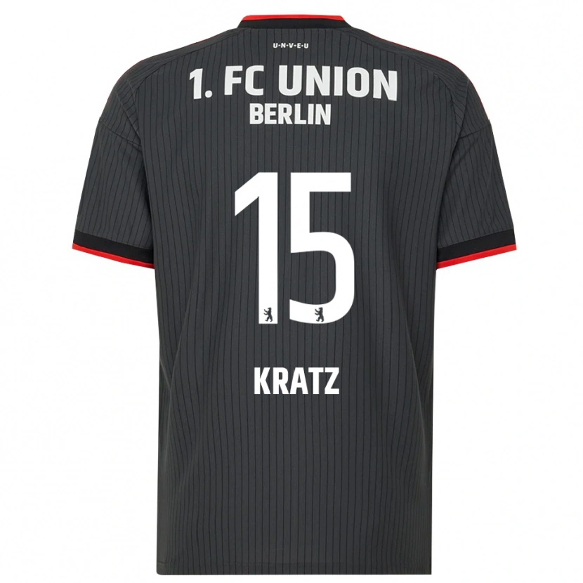 Danxen Heren Hannah Kratz #15 Zwart Wit Rood Uitshirt Uittenue 2026/27 T-Shirt België