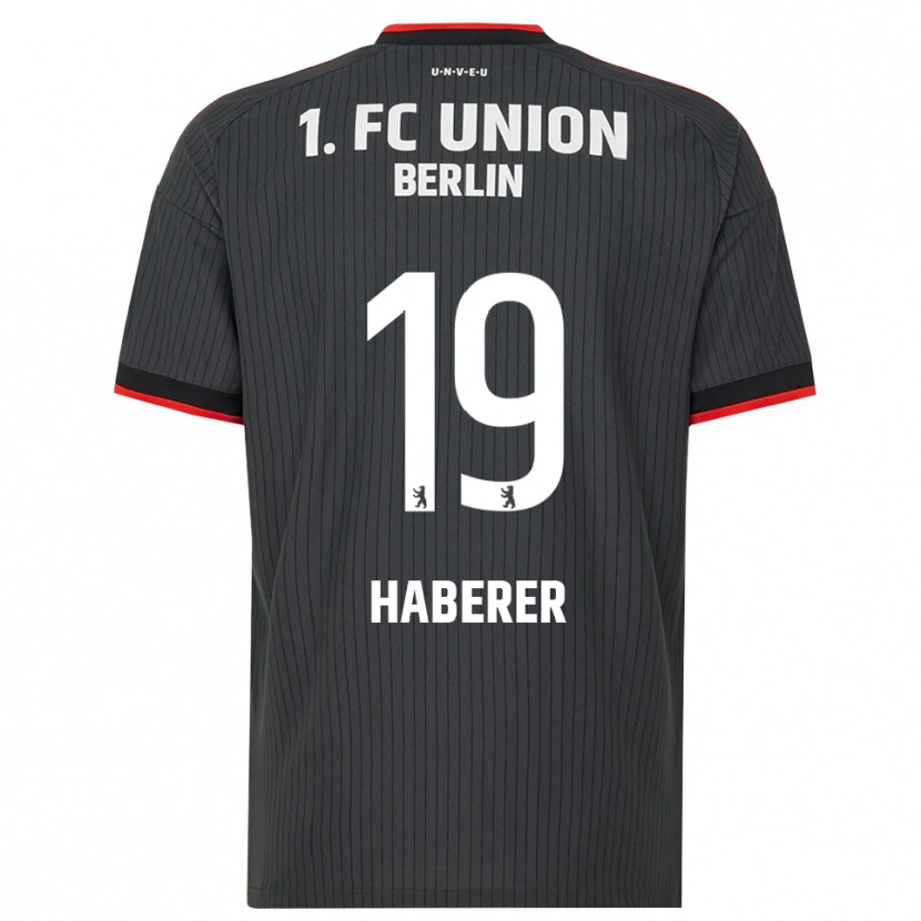 Danxen Heren Janik Haberer #19 Zwart Wit Rood Uitshirt Uittenue 2026/27 T-Shirt België