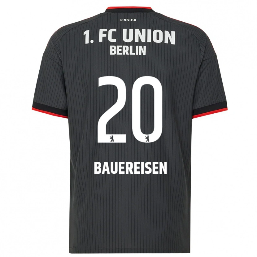 Danxen Heren Nele Bauereisen #20 Zwart Wit Rood Uitshirt Uittenue 2026/27 T-Shirt België