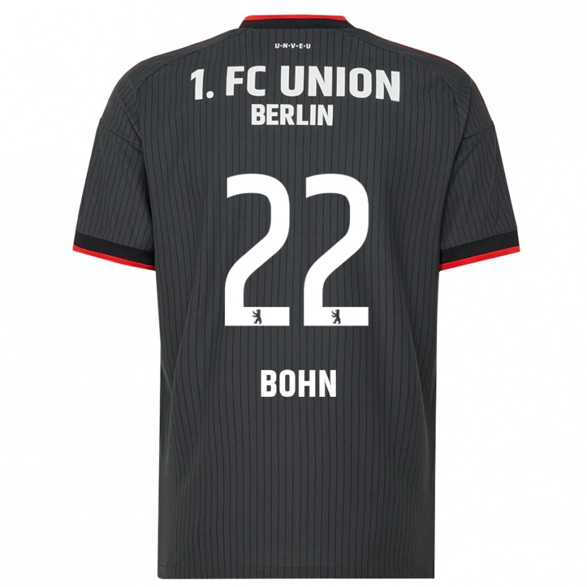 Danxen Heren Oskar Bohn #22 Zwart Wit Rood Uitshirt Uittenue 2026/27 T-Shirt België