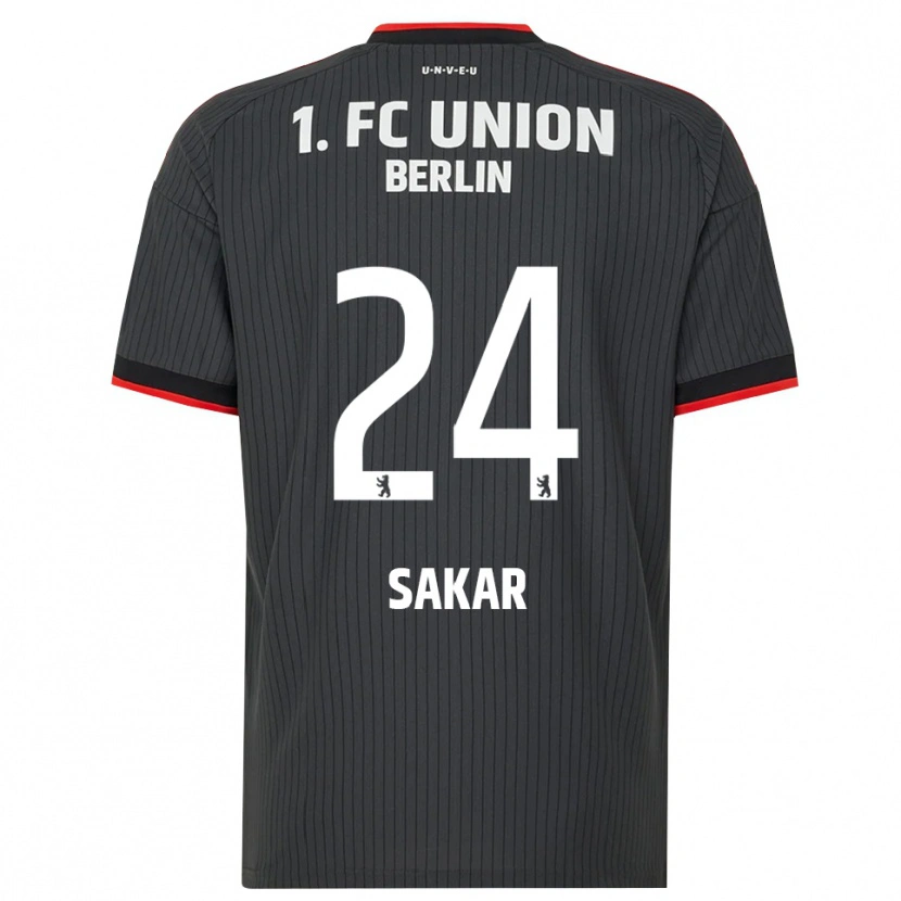 Danxen Heren Fatma Sakar #24 Zwart Wit Rood Uitshirt Uittenue 2026/27 T-Shirt België