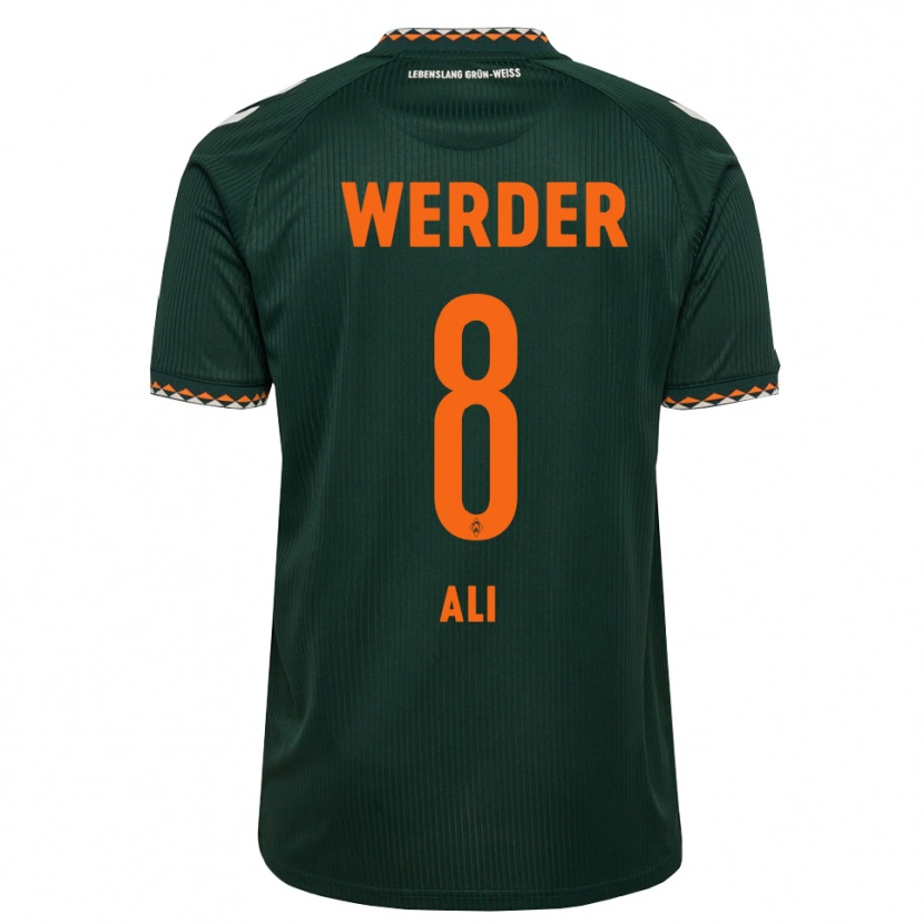 Danxen Heren Rumat Ali #8 Donkergroen Oranje Wit Uitshirt Uittenue 2026/27 T-Shirt België