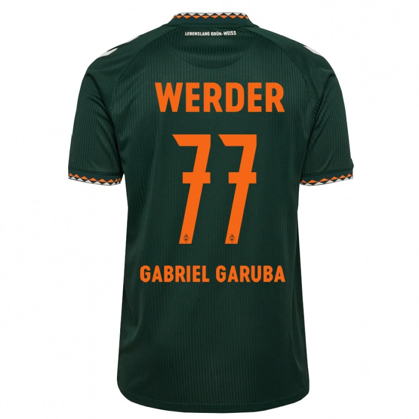 Danxen Heren Najib Gabriel Garuba #77 Donkergroen Oranje Wit Uitshirt Uittenue 2026/27 T-Shirt België
