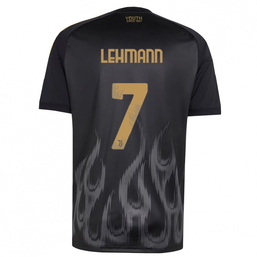 Danxen Heren Alisha Lehmann #7 Zwart Bruin Thuisshirt Derde Tenue 2026/27 T-Shirt België