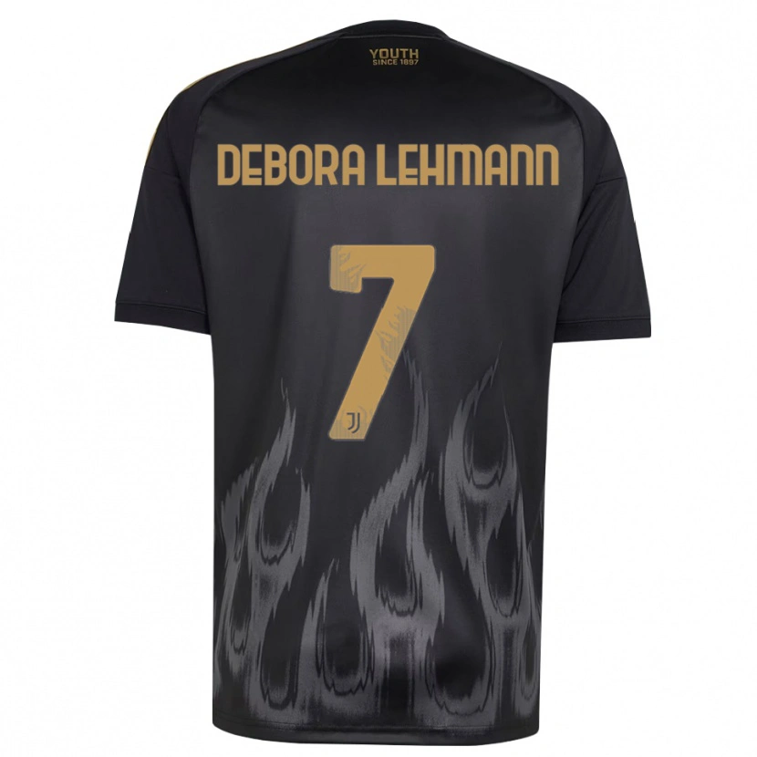 Danxen Heren Alisha Debora Lehmann #7 Zwart Bruin Thuisshirt Derde Tenue 2026/27 T-Shirt België