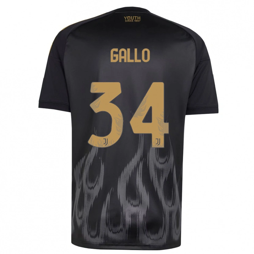 Danxen Heren Azzurra Gallo #34 Zwart Bruin Thuisshirt Derde Tenue 2026/27 T-Shirt België