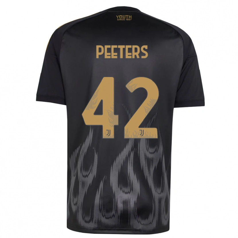 Danxen Heren Daouda Peeters #42 Zwart Bruin Thuisshirt Derde Tenue 2026/27 T-Shirt België