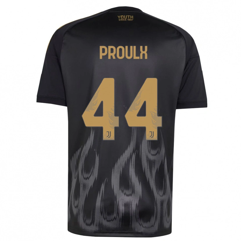 Danxen Heren Lysianne Proulx #44 Zwart Bruin Thuisshirt Derde Tenue 2026/27 T-Shirt België