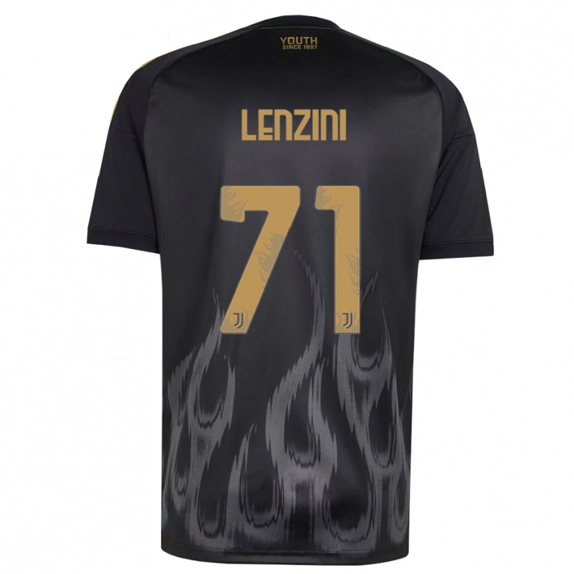 Danxen Heren Martina Lenzini #71 Zwart Bruin Thuisshirt Derde Tenue 2026/27 T-Shirt België