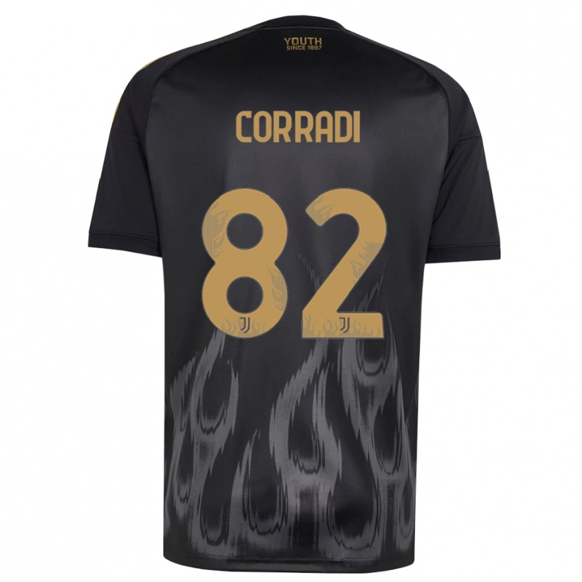 Danxen Heren Christian Corradi #82 Zwart Bruin Thuisshirt Derde Tenue 2026/27 T-Shirt België
