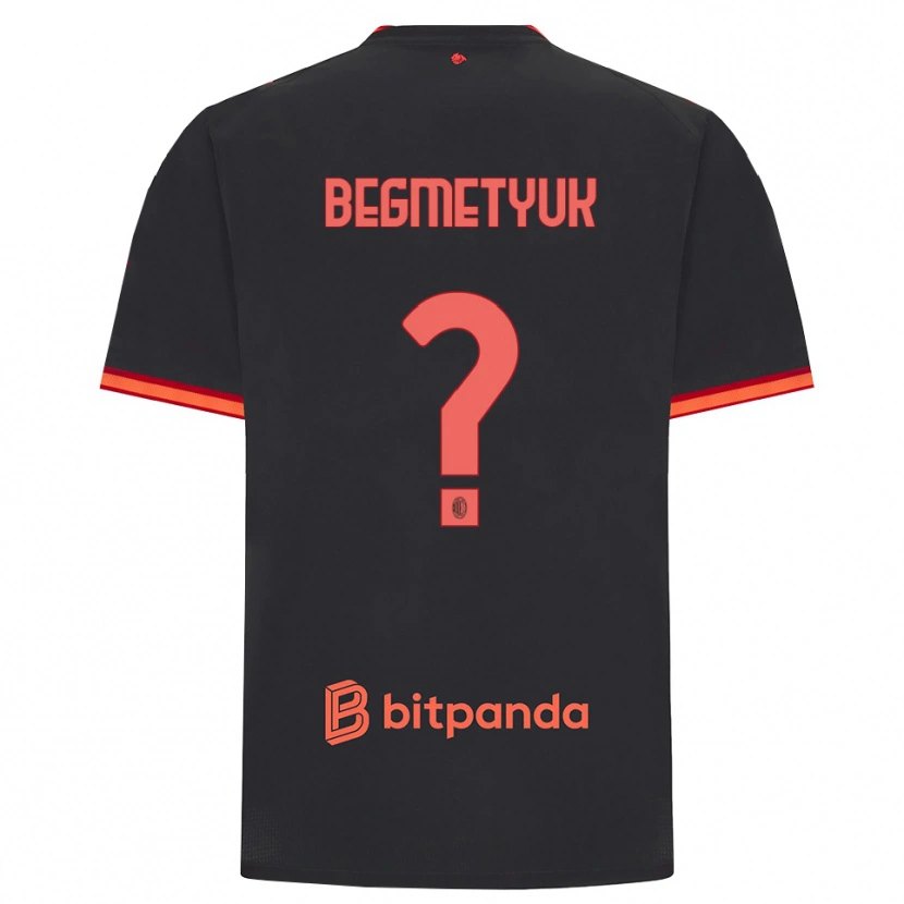Danxen Heren Bogdan Begmetyuk #0 Zwart Rood Thuisshirt Derde Tenue 2026/27 T-Shirt België