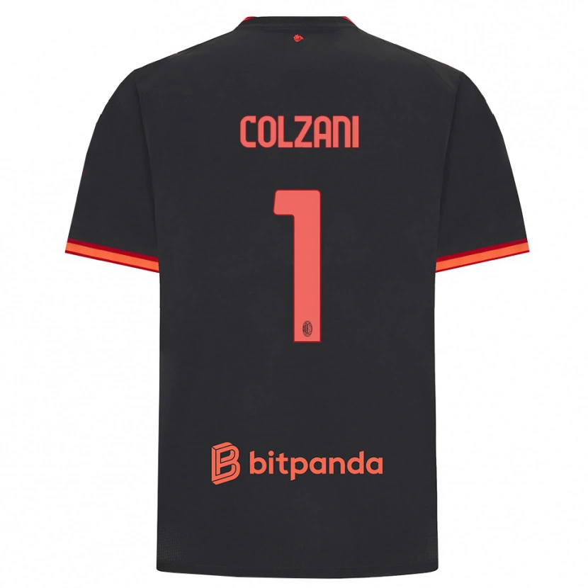 Danxen Heren Edoardo Colzani #1 Zwart Rood Thuisshirt Derde Tenue 2026/27 T-Shirt België