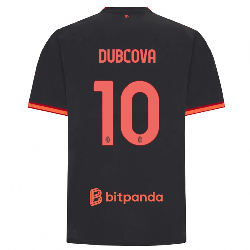 Danxen Heren Kamila Dubcova #10 Zwart Rood Thuisshirt Derde Tenue 2026/27 T-Shirt België