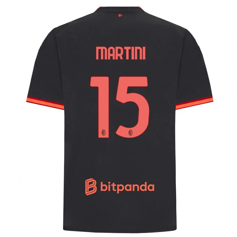 Danxen Heren Thomas Martini #15 Zwart Rood Thuisshirt Derde Tenue 2026/27 T-Shirt België