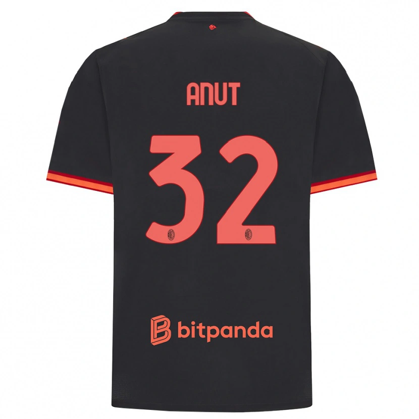 Danxen Heren Niccolo Anut #32 Zwart Rood Thuisshirt Derde Tenue 2026/27 T-Shirt België