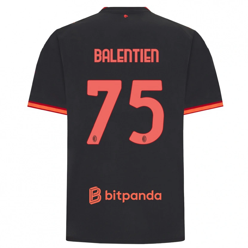 Danxen Heren Cheveyo Balentien #75 Zwart Rood Thuisshirt Derde Tenue 2026/27 T-Shirt België